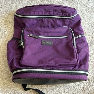 Biaggi Zipsak Backpack On the Go Purple - gently used